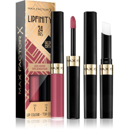 Max Factor Lipfinity Glided Edition Long-Lasting Two Step Lipstick - 025 Vivid Splendour