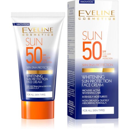 Eveline Sun High Protection Whitening SPF50 Face Cream - 50ml