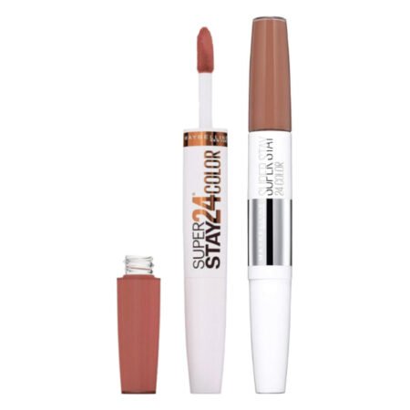 Maybelline 24 Hour Superstay Dual Ended Lip Color Lipstick - 611 Creme Caramel