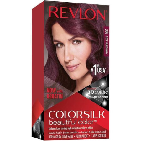 Revlon Colorsilk Beautiful Colour Hair Colour Dye - 34 Deep Burgundy