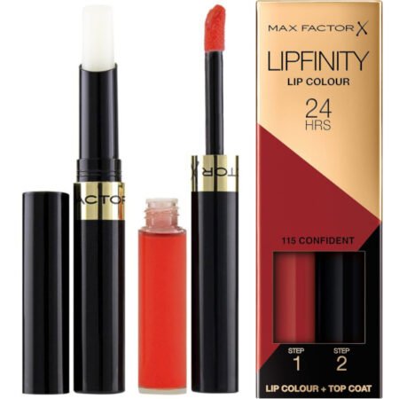 Max Factor Lipfinity Long-Lasting Two Step Lipstick - 115 Confident