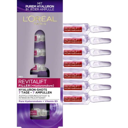 L'Oreal Revitalift Filler Replumping [+Hyaluronic Acid] 7 Day Ampoules - 7x1.3ml