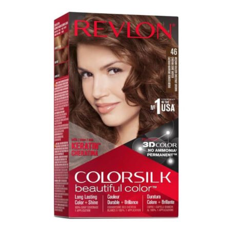 Revlon Colorsilk Beautiful Colour Hair Colour Dye -  46 Medium Golden Chestnut Brown