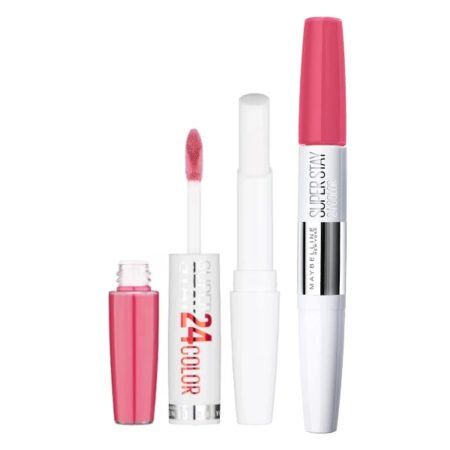 Maybelline 24 Hour Superstay Dual Ended Lip Color Lipstick - 135 Perpetual Rose