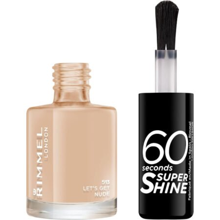 Rimmel 60 Seconds Super Shine Nail Polish - 513 Let's Get Nude