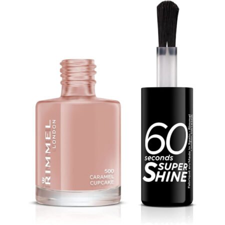 Rimmel 60 Seconds Super Shine Nail Polish - 500 Caramel Cupcake
