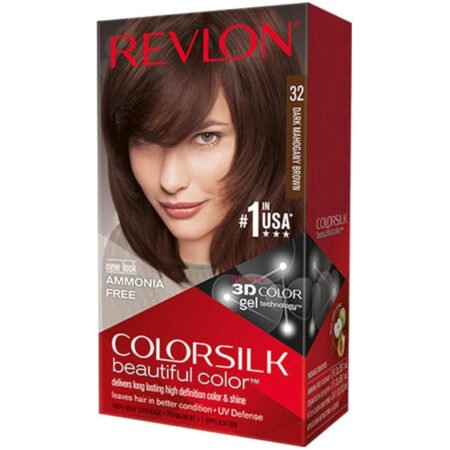 Revlon Colorsilk Beautiful Colour Hair Colour Dye -  32 Dark Mahogany Brown