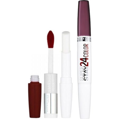 Maybelline 24 Hour Superstay Dual Ended Lip Color Lipstick - 585 Burgundy