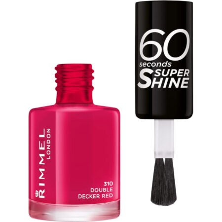 Rimmel 60 Seconds Super Shine Nail Polish - 310 Double Decker Red