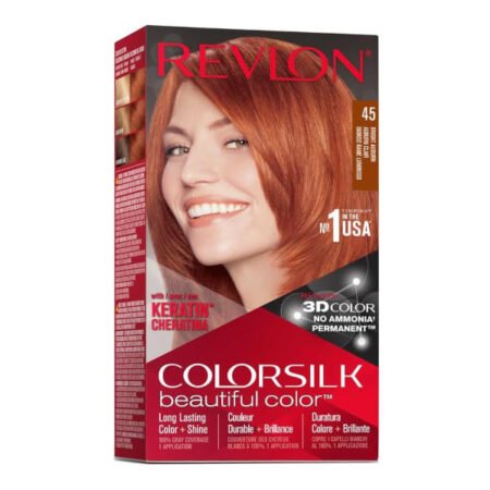 Revlon Colorsilk Beautiful Colour Hair Colour Dye - 45 Bright Auburn