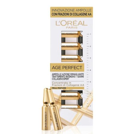 L'Oreal Age Perfect Retightening Collagen Ampoules For Mature Skin - 7x1.3ml
