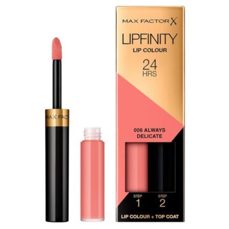 Max Factor Lipfinity Long-Lasting Two Step Lipstick - 006 Always Delicate