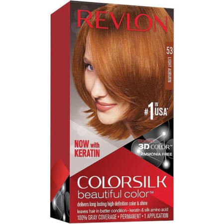 Revlon Colorsilk Beautiful Colour Hair Colour Dye - 53 Light Auburn