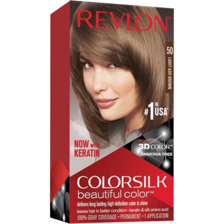 Revlon Colorsilk Beautiful Colour Hair Colour Dye - 50 Light Ash Brown