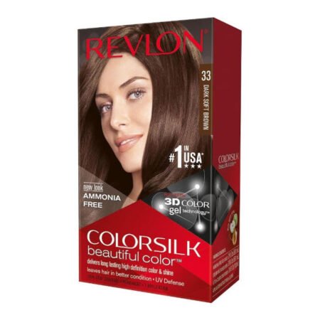 Revlon Colorsilk Beautiful Colour Hair Colour Dye - 33 Dark Soft Brown