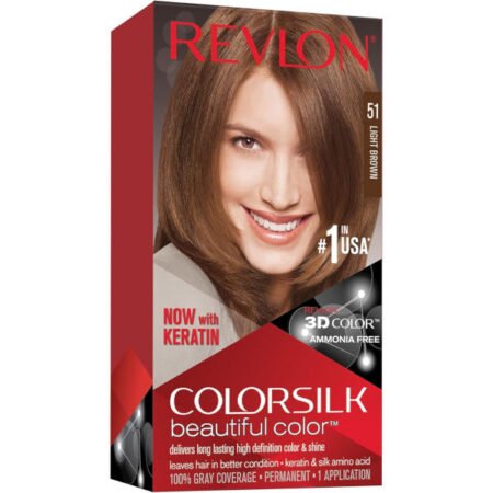 Revlon Colorsilk Beautiful Colour Hair Colour Dye - 51 Light Brown