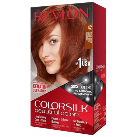 Revlon Colorsilk Beautiful Colour Hair Colour Dye - 42 Medium Auburn