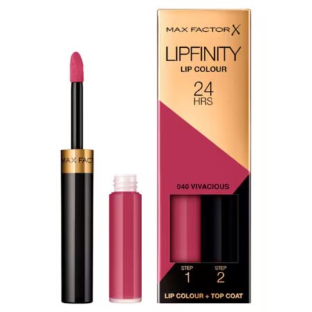 Max Factor Lipfinity Long-Lasting Two Step Lipstick - 040 Vivacious