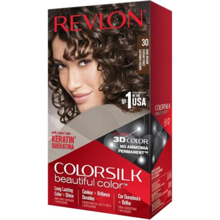 Revlon Colorsilk Beautiful Colour Hair Colour Dye - 30 Dark Brown