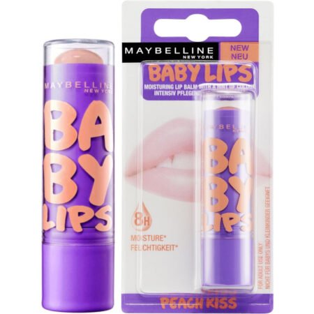 Maybelline Baby Lips 8hr Moisture Lip Balm - Peach Kiss
