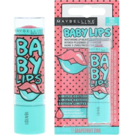 Maybelline Baby Lips 8hr Moisture Lip Balm - 17 Grapefruit Zing
