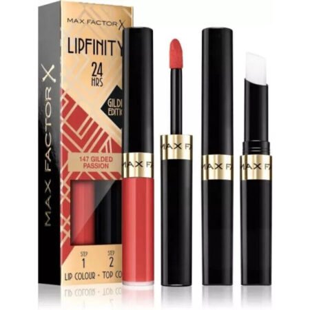 Max Factor Lipfinity Gilded Edition Long-Lasting Two Step Lipstick - 147 Gilded Passion