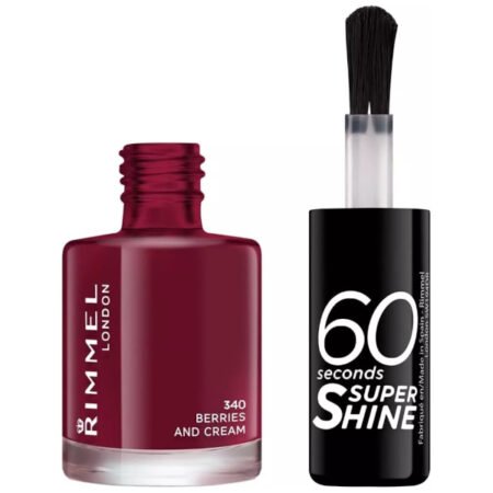 Rimmel 60 Seconds Super Shine Nail Polish - 340 Berries & Cream