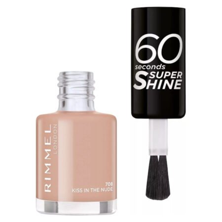 Rimmel 60 Seconds Super Shine Nail Polish - 708 Kiss In The Nude