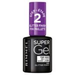 Rimmel Super Gel Nail Polish - Step 2 Top Coat (Glitter Finish)