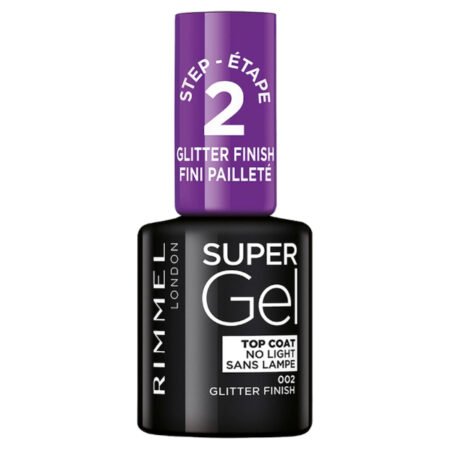 Rimmel Super Gel Nail Polish - Step 2 Top Coat (Glitter Finish)