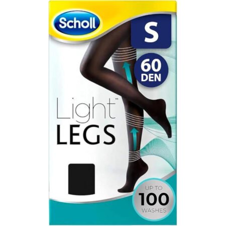 Scholl Light Legs Black Compression Tights - 60 Denier