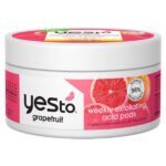 Yes To Grapefruit Brightening Glow Boosting Exfoliating Acid 12 Pads