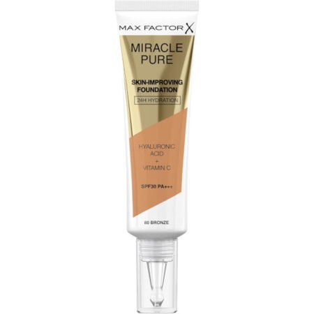 Max Factor Miracle Pure Skin Improving Foundation 80 Bronze