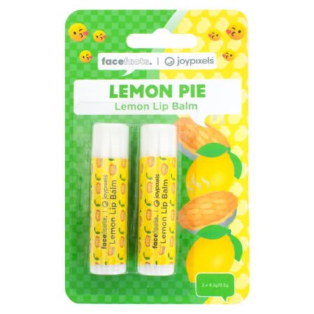 Face Facts Joypixels Lemon Pie 2pc Scented Lip Balm