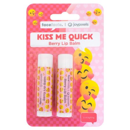 Face Facts Joypixels Kiss Me Quick 2pc Scented Lip Balm
