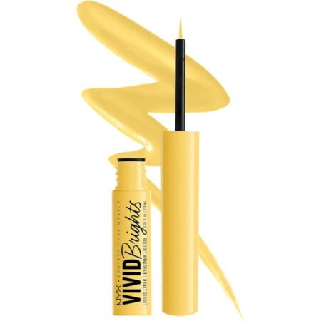 NYX Vivid Brights Matte Liquid Eyeliner 03 Had Me At Yellow