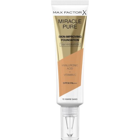 Max Factor Miracle Pure Skin Improving Foundation 70 Warm Sand