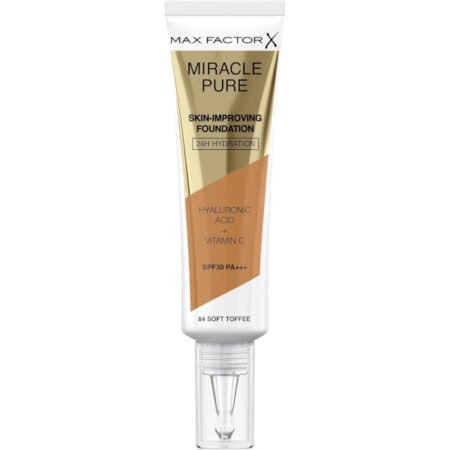 Max Factor Miracle Pure Skin Improving Foundation 84 Soft Toffee