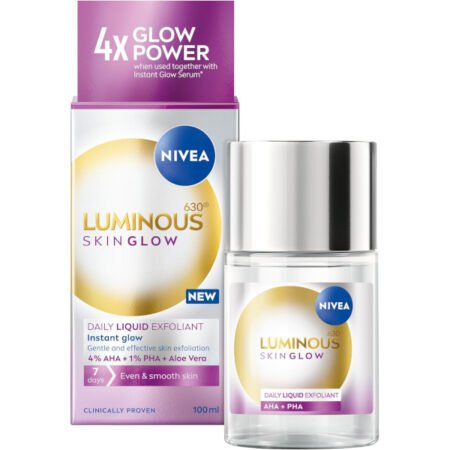 Nivea Luminous 630 Instant Skin Glow Daily Liquid Exfoliant 100ml