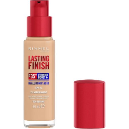 Rimmel Lasting Finish 35Hr Hydration Boost Foundation 070 Sesame