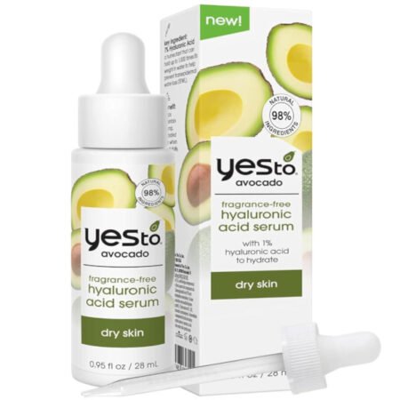 Yes To Avocado Fragrance Free Hyaluronic Acid Serum For Dry Skin 28ml