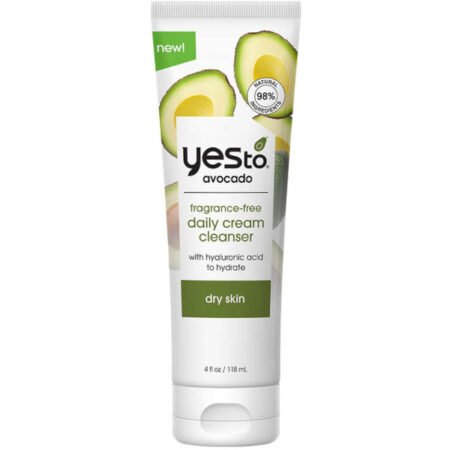 Yes To Avocado Fragrance Free Daily Cream Cleanser 118ml