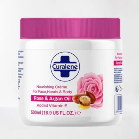 Curalene Rose & Argan Oil Body Creme 500ml