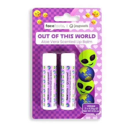 Face Facts Joypixels Out Of This World Aloe Vera 2pc Scented Lip Balm
