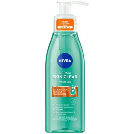 Nivea Derma Skin Clear Wash Gel 150ml