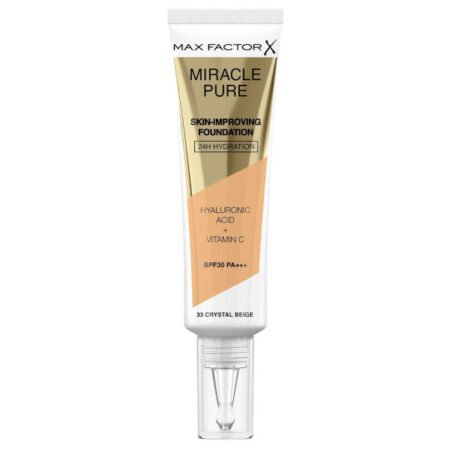 Max Factor Miracle Pure Skin Improving Foundation 33 Crystal Beige