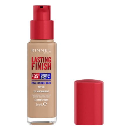 Rimmel Lasting Finish 35Hr Hydration Boost Foundation 103 True Ivory