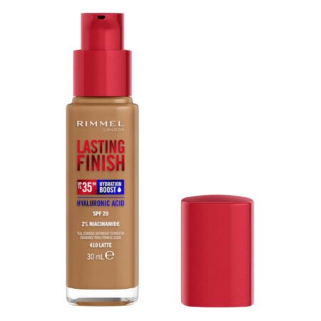 Rimmel Lasting Finish 35Hr Hydration Boost Foundation 410 Latte