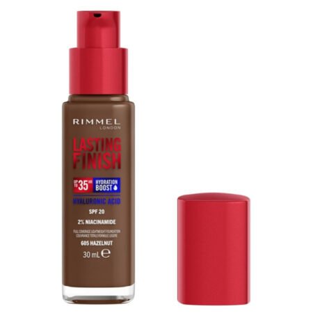 Rimmel Lasting Finish 35Hr Hydration Boost Foundation 605 Hazelnut
