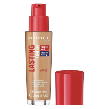 Rimmel Lasting Finish 25H Hydration Boost Foundation 350 Golden Honey